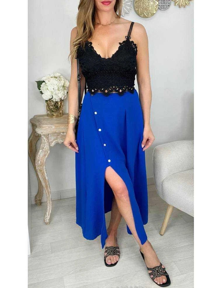 Crop Top Noir "dentelle" 3 Crop Top Noir "dentelle"