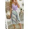 Jolie Jupe Plissée Pastel " Tie And Dye" -Elegance Douce Boutique jolie jupe plissee pastel tie and dye