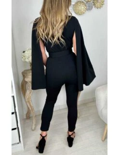 Ma Combi Pantalon "effet Cape" -Elegance Douce Boutique ma combi pantalon effet cape 3