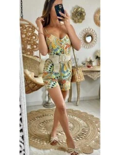 Ma Combi-short Imprimé "hippie Vibes"