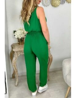 Ma Jolie Combi Pantalon Col Cache Cœur " So Green" 9 Ma Jolie Combi Pantalon Col Cache Cœur " So Green" -Elegance Douce Boutique ma jolie combi pantalon col cache coeur so green 3