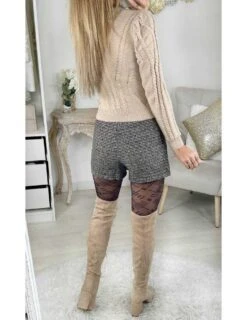 Ma Jolie Jupe Short "pied De Poule" 11 Ma Jolie Jupe Short "pied De Poule" -Elegance Douce Boutique ma jolie jupe short pied de poule 4