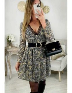 Ma Petite Jupe Short Noire " Festonnée" -Elegance Douce Boutique ma petite jupe short noire festonnee 3