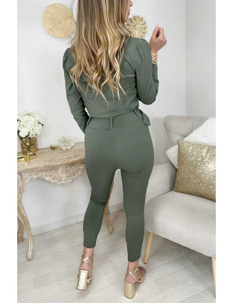 Ma Petite Veste Kaki Stretch 6 Ma Petite Veste Kaki Stretch – Image 4