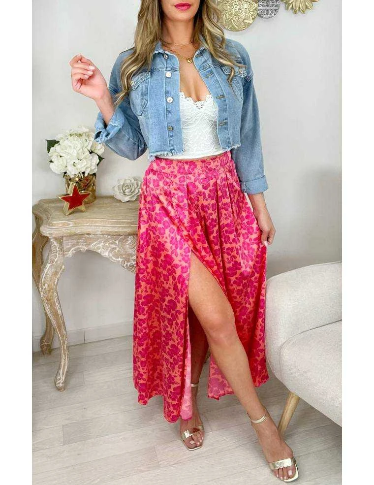 Ma Veste En Jeans Courte Bleu Ciel "bas Used" 5 Ma Veste En Jeans Courte Bleu Ciel "bas Used" – Image 3