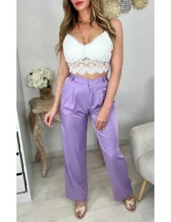 Mon Crop Top Blanc " Jolies Broderies" -Elegance Douce Boutique mon crop top blanc jolies broderies 2