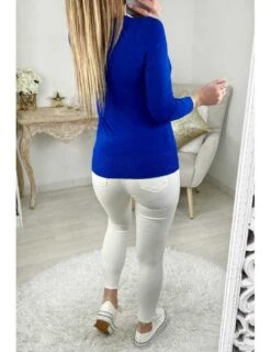 Mon Gilet Bleu Roi "so Basic" -Elegance Douce Boutique mon gilet bleu roi so basic 3