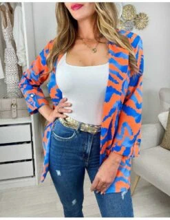 Mon Joli Blazer Boutons Dorés " So Color" -Elegance Douce Boutique mon joli blazer boutons dores so color 2