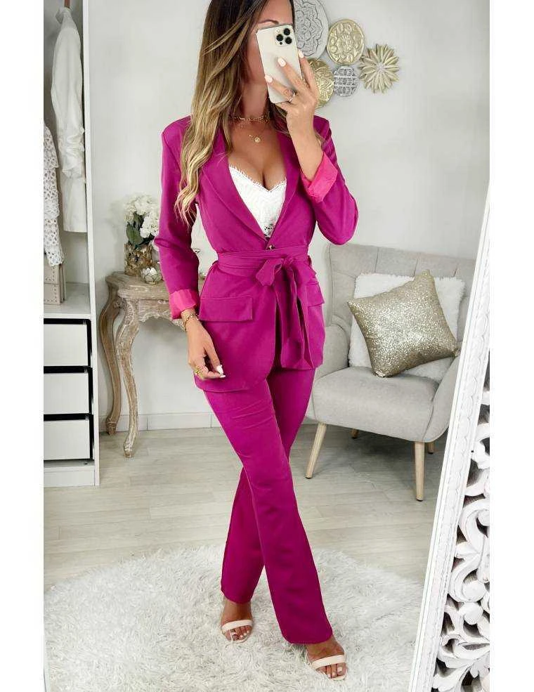 Mon Joli Blazer Fuchsia " So Classic" 4 Mon Joli Blazer Fuchsia " So Classic" – Image 2