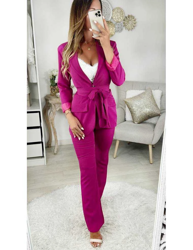 Mon Joli Blazer Fuchsia " So Classic" 3 Mon Joli Blazer Fuchsia " So Classic"