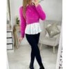 Mon Joli Pull Rose & Court " Tout Doux" -Elegance Douce Boutique mon joli pull rose court tout doux