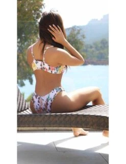 Mon Petit Bikini "White & Flowers" -Elegance Douce Boutique mon petit bikini white flowers 2