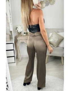 Mon Petit Bustier Noir "style Cuir"