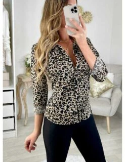 * Mon Petit Chemisier Caramel "Léo" -Elegance Douce Boutique mon petit chemisier caramel leo 3