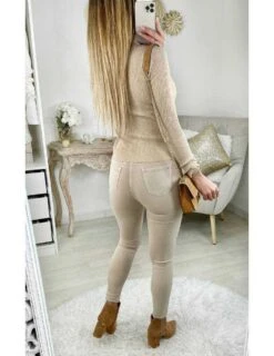 Mon Petit Pull Col Roulé " Shinny Caramel" -Elegance Douce Boutique mon petit pull col roule shinny caramel 2