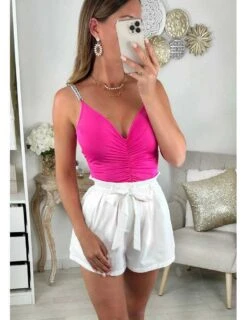 Mon Short Blanc Et Sa Ceinture "so Classic" 6 Mon Short Blanc Et Sa Ceinture "so Classic" -Elegance Douce Boutique mon short blanc et sa ceinture so classic 1