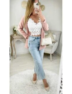 Mon Top Blanc "Jolie Broderie"