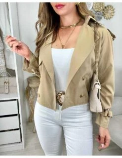 Mon Trench Court Beige Caramel