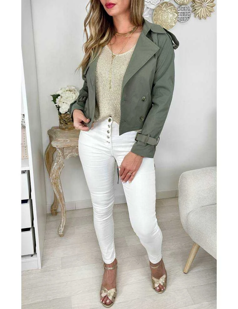 Mon Trench Court Kaki 5 Mon Trench Court Kaki – Image 3