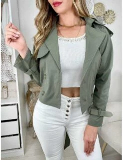 Mon Trench Court Kaki